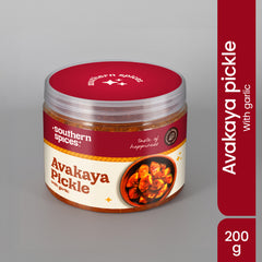 Avakaya Pickle With Garlic