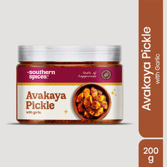 Avakaya Pickle With Garlic