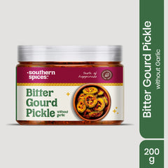Bitter Gourd Pickle Without Garlic