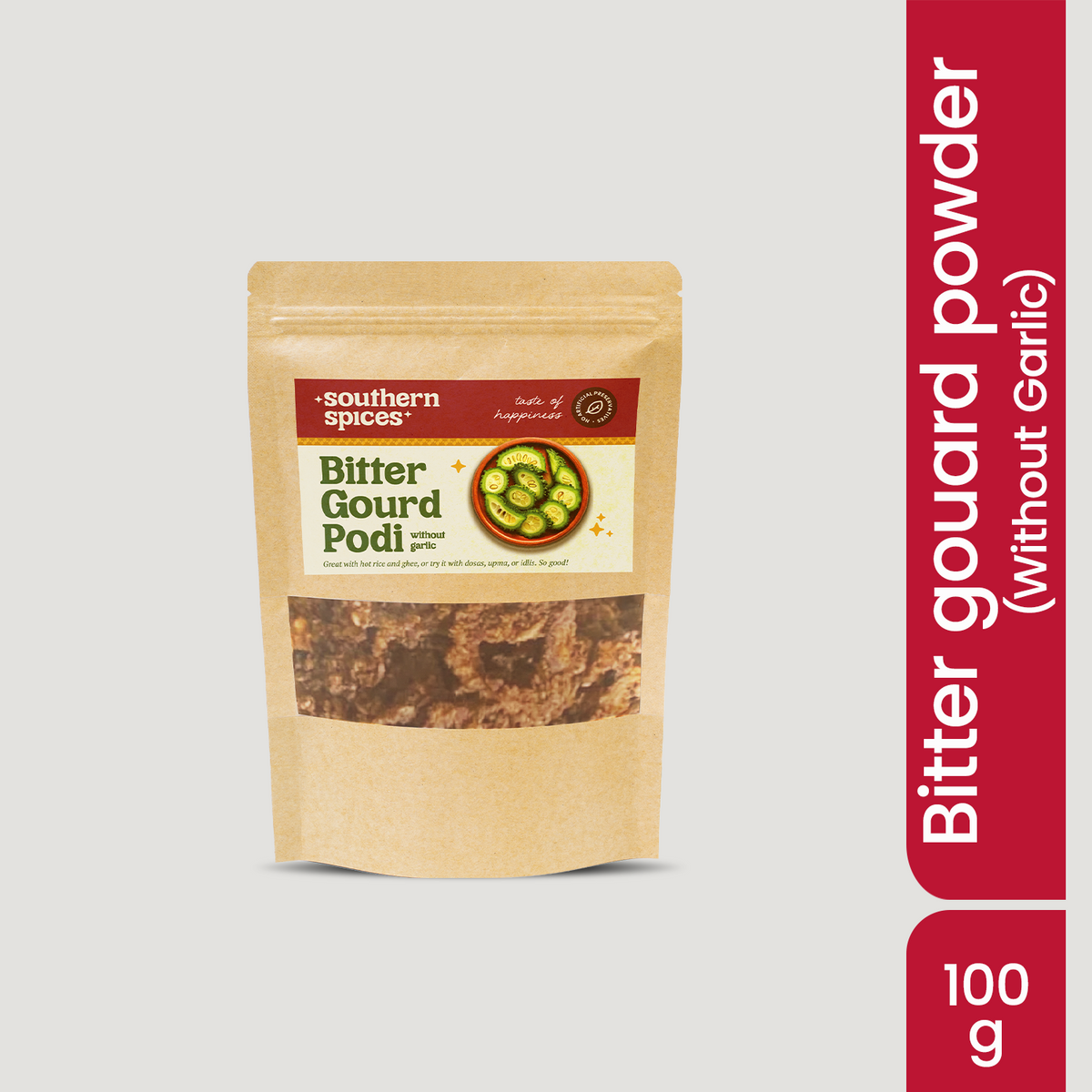 Bitter Gourd Powder (Without Garlic)