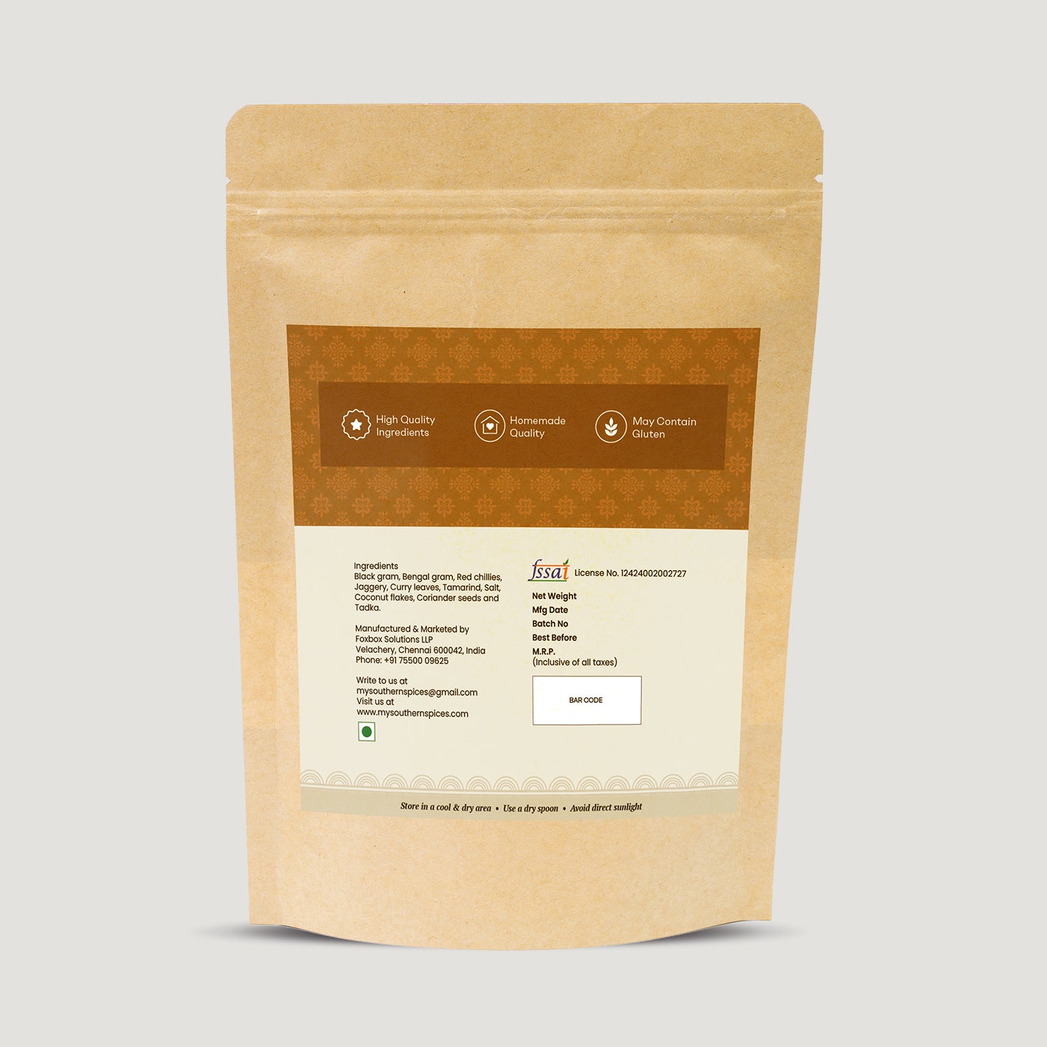Mixed Podi Chutney