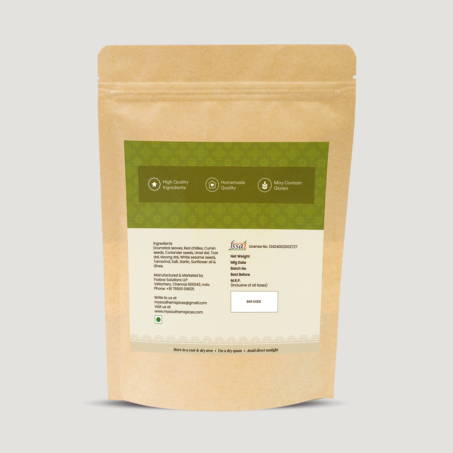 Moringa Leaves Spicy Podi