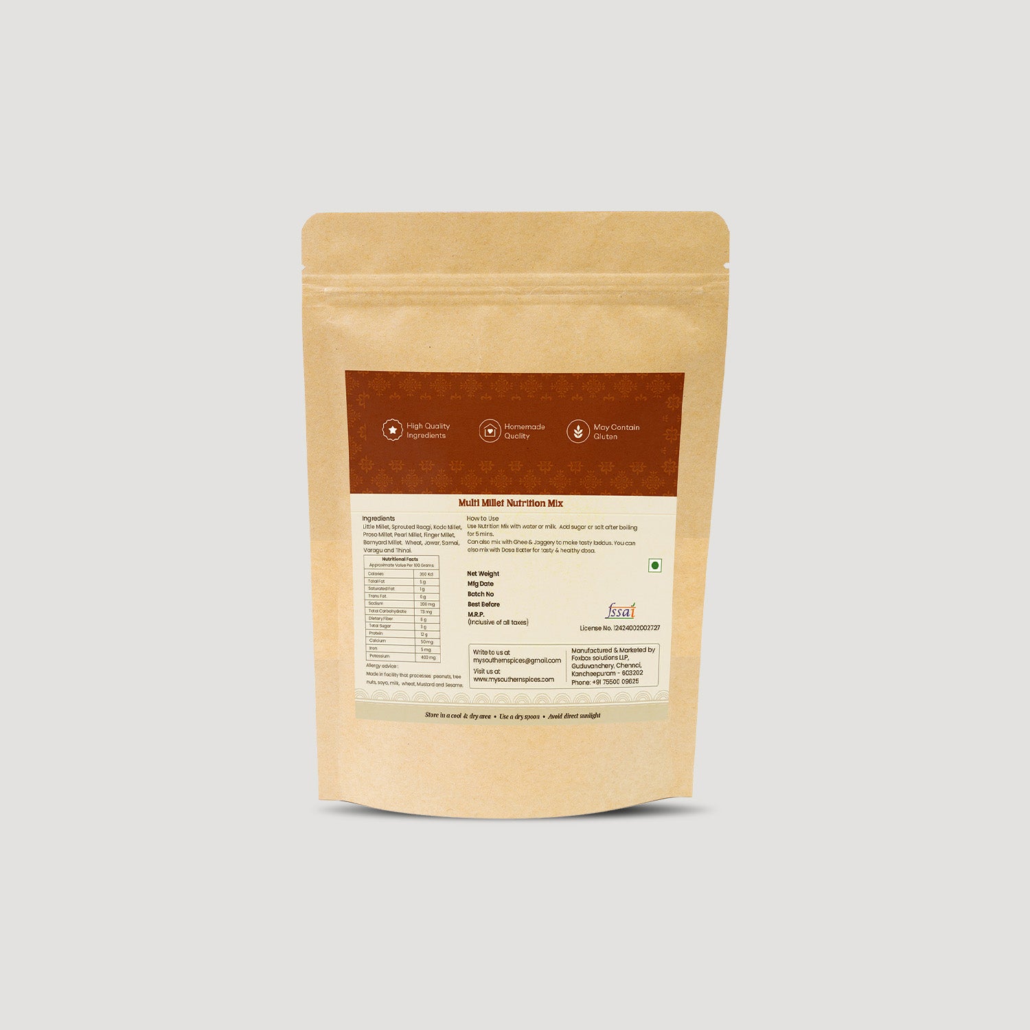 Multi Millet Nutriion Mix