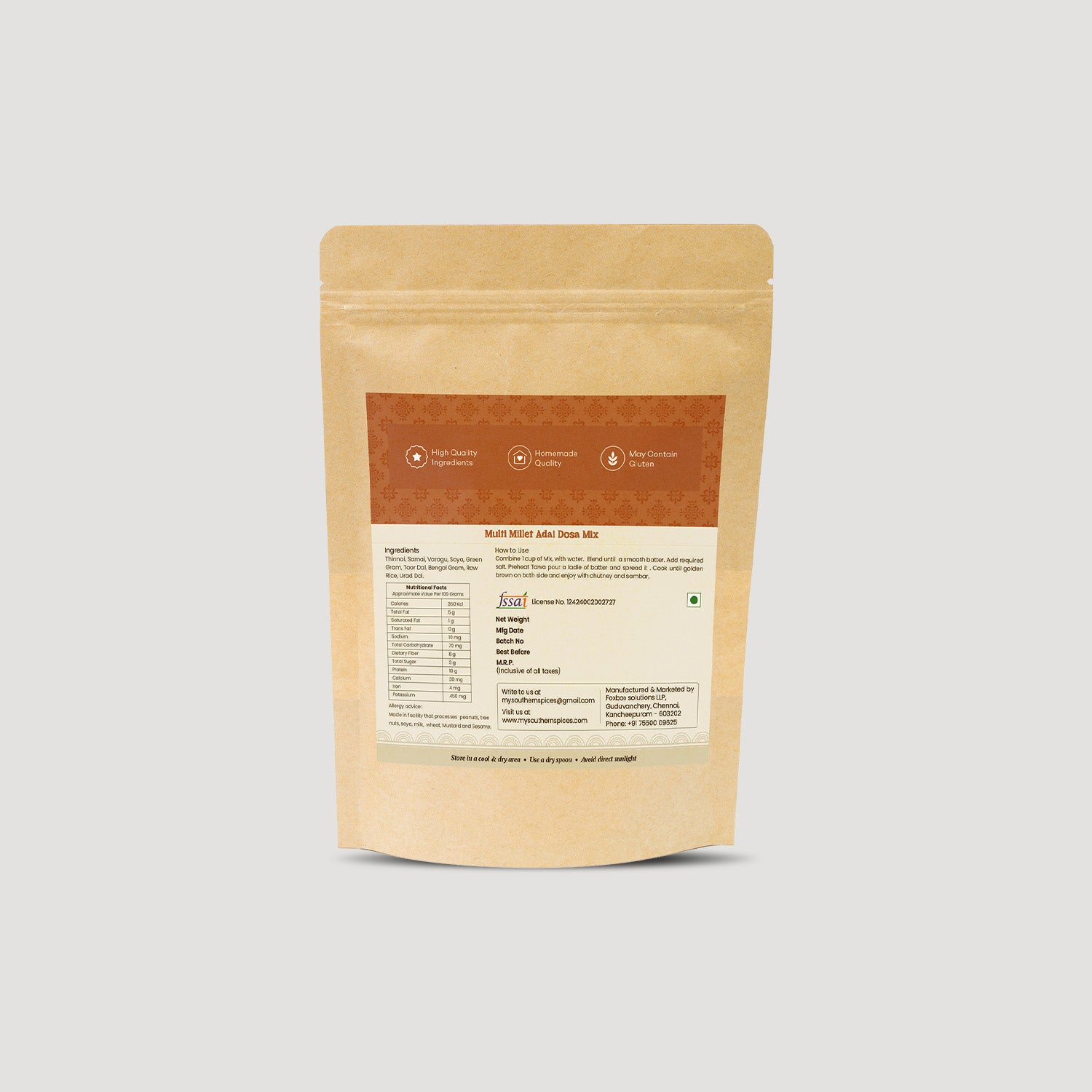 Multi Millet Adai Dosai Mix