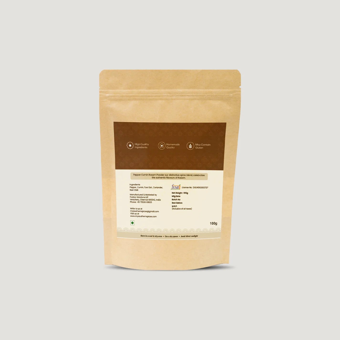 Pepper & Jeera Rasam Powder