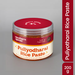 Puliyotharai rice paste
