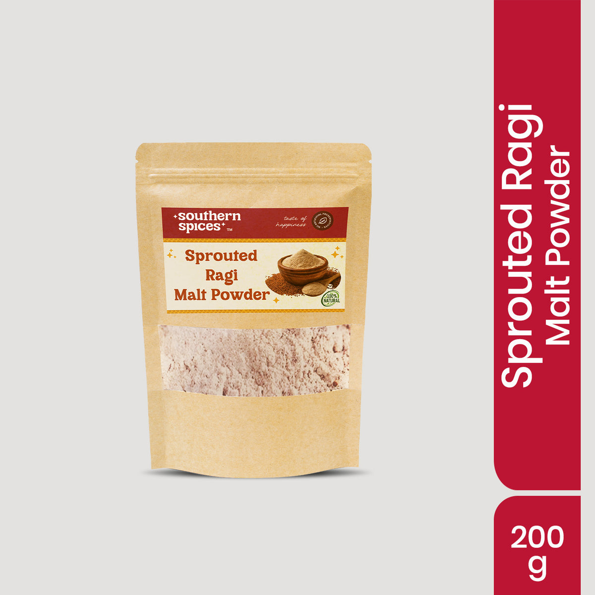 Organic Ragi Mault Powder Sprouted Ragi Malt Powder – southernspicesstore